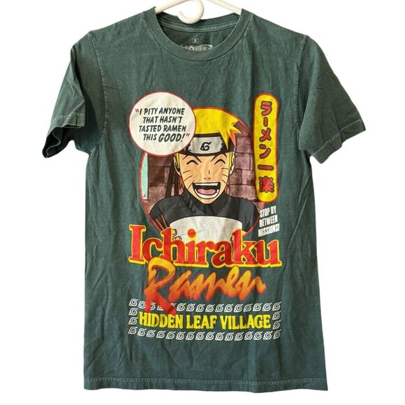 Naruto Shippuden Ichiraku Ramen Ripple Junction Anime Japan T Shirt Large 2002MK - Picture 1 of 7
